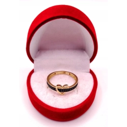 Złoty pierścionek Serce PR.585 W:2,20gr R.17 InterSKLEP