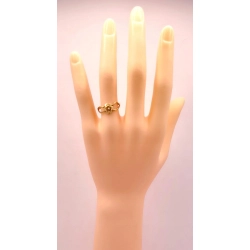 Złoty pierścionek Kwiatek PR.585 W:1,64gr R.13 InterSKLEP