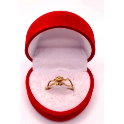 Złoty pierścionek Kwiatek PR.585 W:1,64gr R.13 InterSKLEP