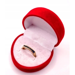 Złoty pierścionek z Cyrkoniami PR.585 W:2,12gr R.10 InterSKLEP