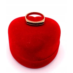 Złoty pierścionek z Cyrkoniami PR.585 W:2,12gr R.10 InterSKLEP