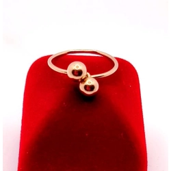 Złoty pierścionek Kulki PR.583 W:1,61gr R.15 InterSKLEP