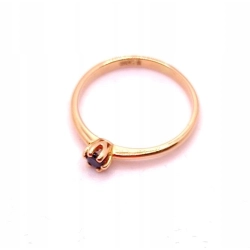 Złoty pierścionek z Cyrkonią PR.585 W:1,15gr R.8 InterSKLEP