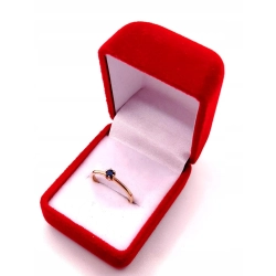 Złoty pierścionek z Cyrkonią PR.585 W:1,15gr R.8 InterSKLEP