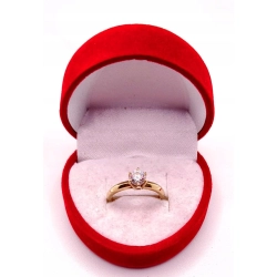 Złoty pierścionek z Cyrkonią PR.585 W:2,37gr R.9 InterSKLEP