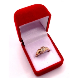 Złoty pierścionek z Cyrkoniami PR.585 W:1,25gr R.11 InterSKLEP