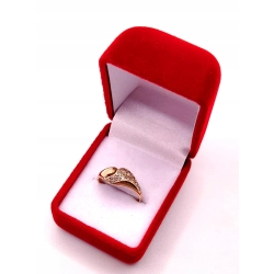 Złoty pierścionek z Cyrkoniami PR.585 W:1,25gr R.11 InterSKLEP