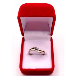 Złoty pierścionek z Cyrkoniami PR.585 W:1,93gr R.11 InterSKLEP