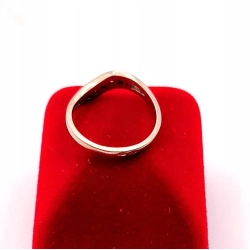 Złoty pierścionek z Cyrkoniami PR.585 W:1,93gr R.11 InterSKLEP