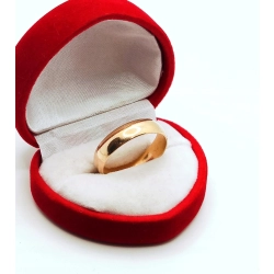 Złota obrączka Szer.5mm Pr.585 W:3,74gr Roz.22