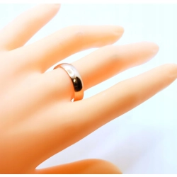 Złota obrączka Szer.5mm Pr.585 W:3,74gr Roz.22