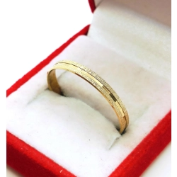 Złota obrączka zdobiona Szer.3mm Pr.333 W:1,27gr Roz.26