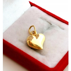 Złota zawieszka serce Pr.585 W:0,85gr InterSKLEP