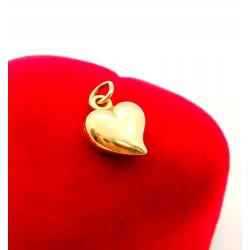 Złota zawieszka serce Pr.585 W:0,85gr InterSKLEP