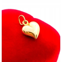 Złota zawieszka serce Pr.585 W:0,85gr InterSKLEP