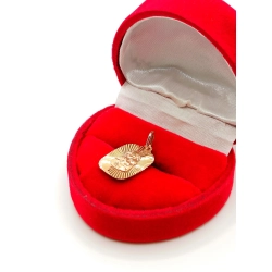 Złota zawieszka medalik blaszka z Maryją Pr.585 W:1,06gr Nowa