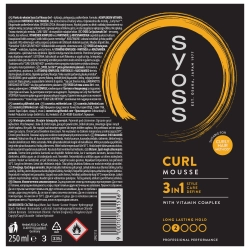 Syoss Curl Control pianka do włosów kręconych zapobiegająca puszeniu 250 ml