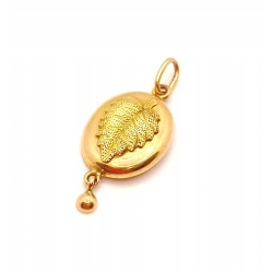 Złota zawieszka z Liściem PR.583 W;2,45gr InterSKLEP