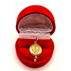 Złota zawieszka z Liściem PR.583 W;2,45gr InterSKLEP