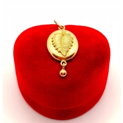 Złota zawieszka z Liściem PR.583 W;2,45gr InterSKLEP