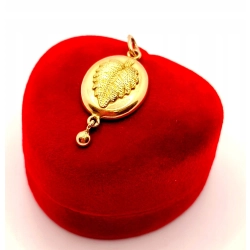 Złota zawieszka z Liściem PR.583 W;2,45gr InterSKLEP