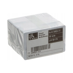 Karty plastikowe PVC Zebra Premier Cards 100 sztuk