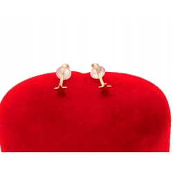 Złote kolczyki Gwiazdki dziecięce PR.333 W:0,12gr InterSKLEP