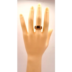 Złoty Sygnet z cyrkoniami PR.585 W:6,04gr R.17 InterSKLEP