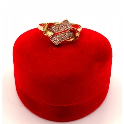 Złoty pierścionek z Cyrkoniami PR.585 W:2,34gr R.20 InterSKLEP