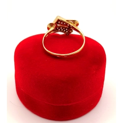 Złoty pierścionek z Cyrkoniami PR.585 W:2,34gr R.20 InterSKLEP