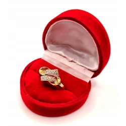 Złoty pierścionek z Cyrkoniami PR.585 W:2,34gr R.20 InterSKLEP