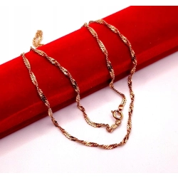 Złoty łańcuszek Singapur PR.585 W:4,48gr Dł.51cm InterSKLEP