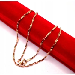 Złoty łańcuszek Singapur PR.585 W:4,48gr Dł.51cm InterSKLEP