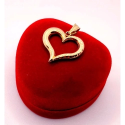 Złota zawieszka Serce PR.585 W:1,20gr InterSKLEP