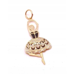 Złota zawieszka Tańcząca baletnica PR.585 W:0,59gr InterSKLEP