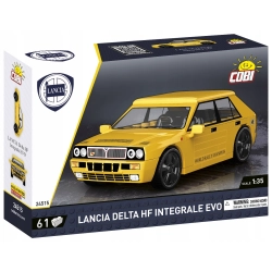 KLOCKI COBI 24515 Samochód Lancia Delta HF Integrale EVO 1991 LANCIA 61 El.