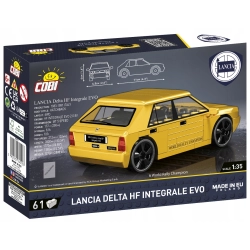 KLOCKI COBI 24515 Samochód Lancia Delta HF Integrale EVO 1991 LANCIA 61 El.