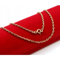 Złoty łańcuszek ankier Pr.585 W:6,34gr Dł:47cm InterSKLEP