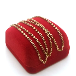 Złoty łańcuszek ankier Pr.585 W:6,34gr Dł:47cm InterSKLEP