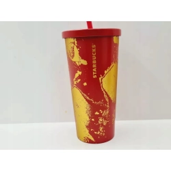 Kubek termiczny Starbucks 0,5 l czerwony winter gold