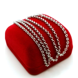 Srebrny łańcuszek Rolo Pr.925 W:7,67gr Dł:60cm NOWY 5