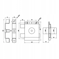 Zamek DWUBĘBENKOWY GERDA TYTAN ZK ATEST C klasa 7