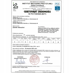 Zamek DWUBĘBENKOWY GERDA TYTAN ZK ATEST C klasa 7