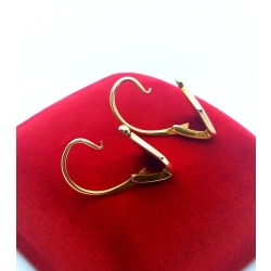 Złote kolczyki z gwiazdką PR.585 W:4,53gr InterSKLEP