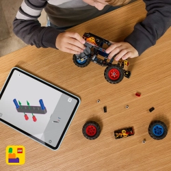 LEGO Technic 42219 LEGO Technic 42219 Monster Jam Grave Digger Ogień i lód