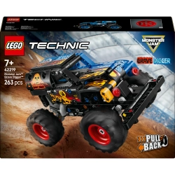LEGO Technic 42219 LEGO Technic 42219 Monster Jam Grave Digger Ogień i lód