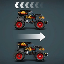 LEGO Technic 42219 LEGO Technic 42219 Monster Jam Grave Digger Ogień i lód