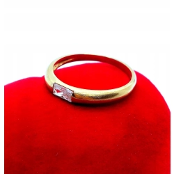 Złoty pierścionek z Cyrkonią Pr.583 W:1,76gr Roz.13