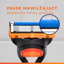 Gillette Fusion5 Maszynka do golenia dla mężczyzn + 11 ostrzy wymiennych