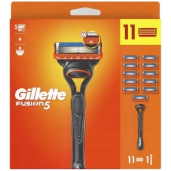Gillette Fusion5 Maszynka do golenia dla mężczyzn + 11 ostrzy wymiennych